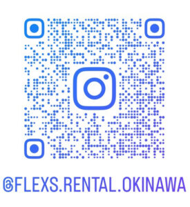 フレックスレンタル沖縄のインスタグラムQRコード